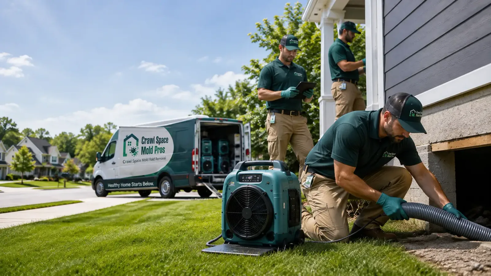 Crawl Space Mold Removal in Allenport, PA